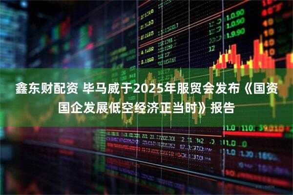 鑫东财配资 毕马威于2025年服贸会发布《国资国企发展低空经济正当时》报告